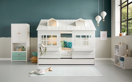 Lifetime Kidsrooms Kinderzimmermöbel Lake House Bett mit Dach Wohndesign Maierhofer