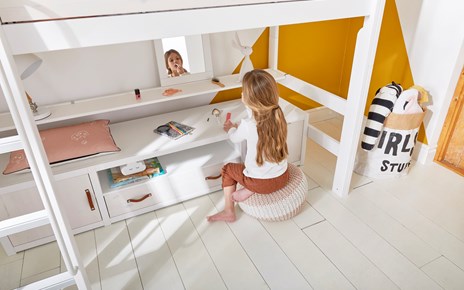 Lifetime Kidsrooms Kinderzimmermöbel Schminktisch Bett Wohndesign Maierhofer