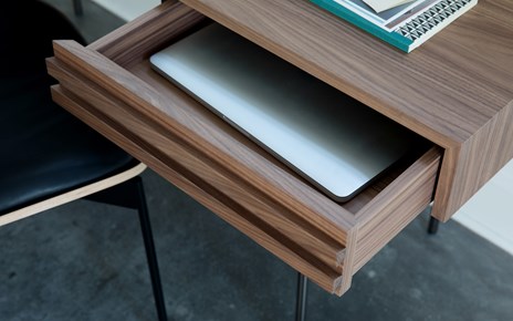 More Möbel Harri Sekretär Nussbaum Detail Wohndesign Maierhofer