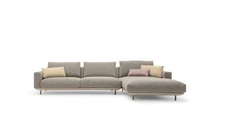 Rolf Benz VOLO Sofa mit Recamiereteil Wohndesign Maierhofer