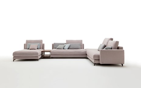 Rolf Benz NUVOLA Wohnlandschaft Beispiel1 Stoff Wohndesign Maierhofer
