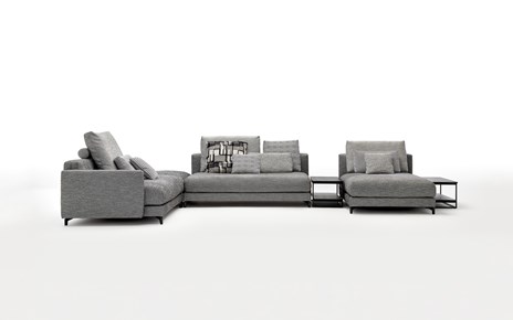 Rolf Benz NUVOLA Wohnlandschaft Beispiel2 Stoff Wohndesign Maierhofer
