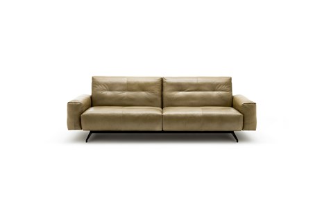 Rolf Benz RB 50 Ledersofa Einzelsofa graubraun Wohndesign Maierhofer