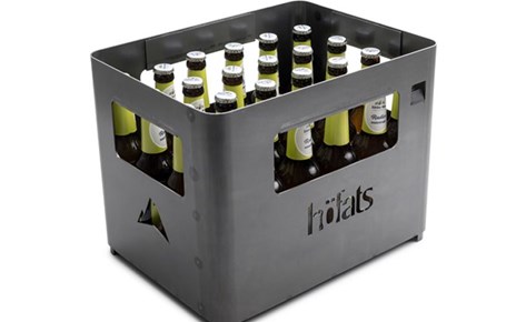 höfats BEER BOX Feuerkorb als Getränkekiste