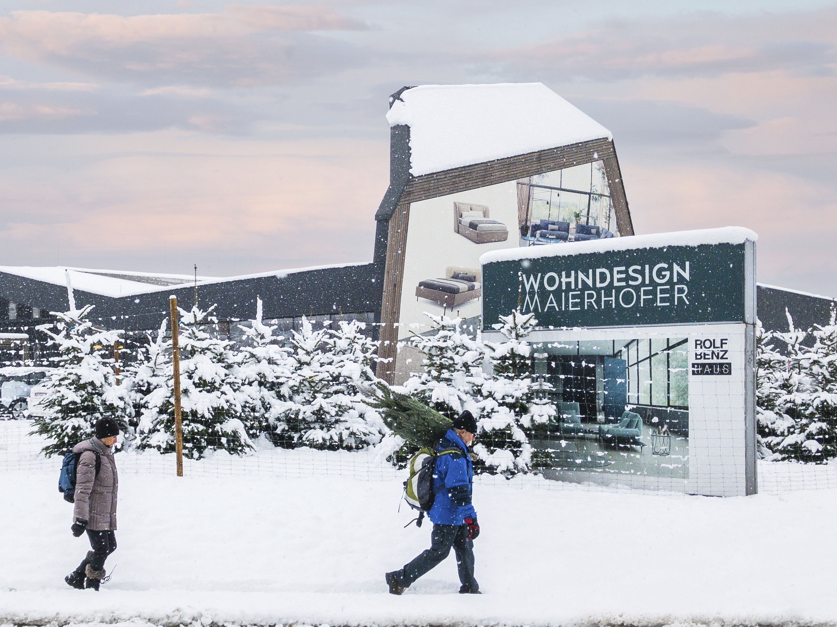 Weihnachtsbäume Design Base Brunn