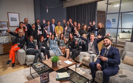 Unser Team in der Rolf Benz Ausstellung Unser Team in der Rolf Benz Ausstellung