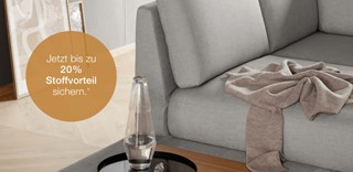 Rolf Benz CARA Sofa kaufen mit Stoffvorteil zum Aktionspreis