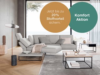 Rolf Benz CARA Sofa Stoffvorteil und Komfortaktion
