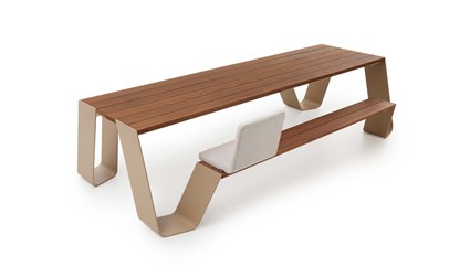 Extremis Hopper Picnic Outdoor Table Aktion Gartentisch mit BYOS Sitz Wohndesign Maierhofer