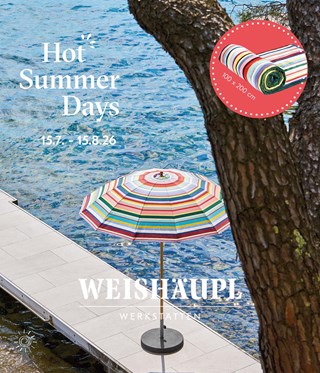 Weishäupl Sonnenschirm Aktion Gratis Multicolor Badetuch Wohndesign Maierhofer